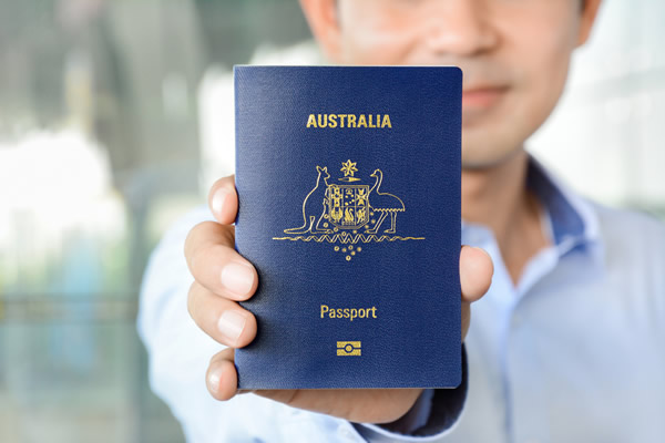 Australian citizenship test passport