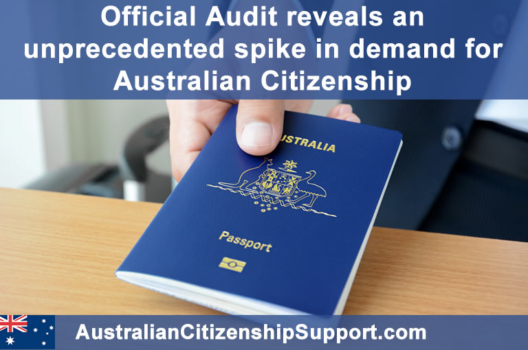 Australian citizenship spike